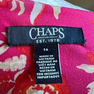 Chaps Pink Floral dress